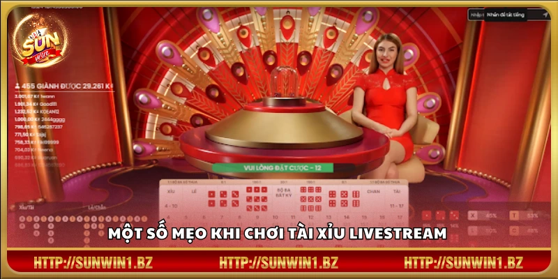 Bí kíp hữu ích khi chơi tài xỉu livestream